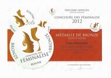 Médaille de Bronze Concours de Féminaliste 2012 EARL Roussille